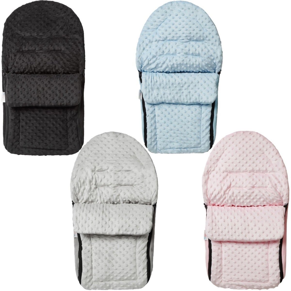 Universal Dimple Car Seat Footmuff / Cosy Toes - Fits All 3 And 5 Point Harnesses | Luxury Home Accessories | Heulog Glow