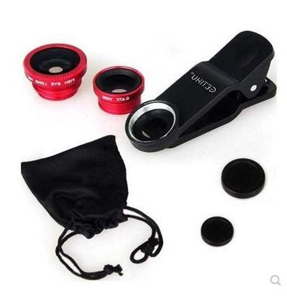 Universal Fisheye Lens 3 in 1 Mobile Phone Clip Lenses Fish | Luxury Home Accessories | Heulog Glow
