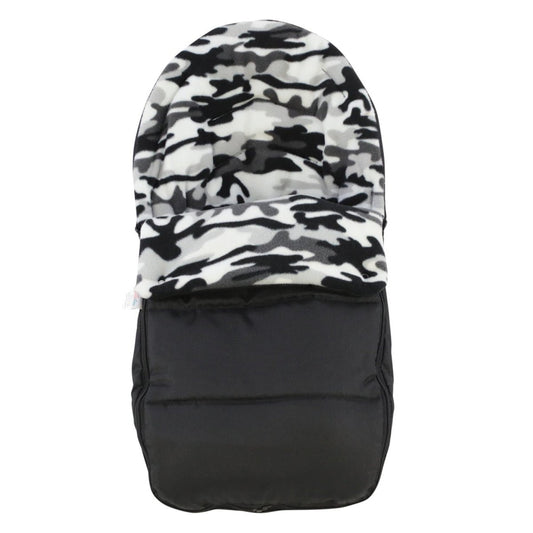 Universal Fleece Car Seat Footmuff / Cosy Toes - Fits All 3 And 5 Point Harnesses