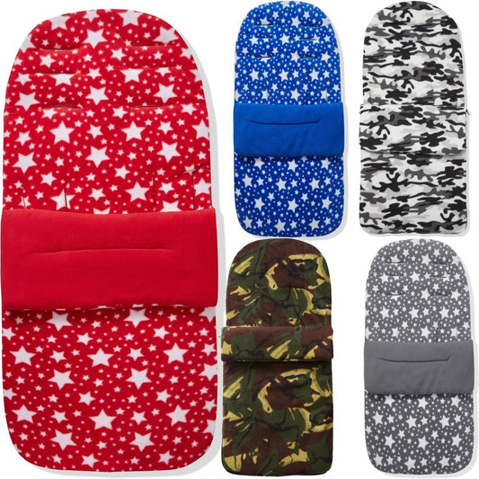 Universal Fleece Pushchair Footmuff / Cosy Toes - Fits All Pushchairs / Prams And Buggies | Luxury Home Accessories | Heulog Glow