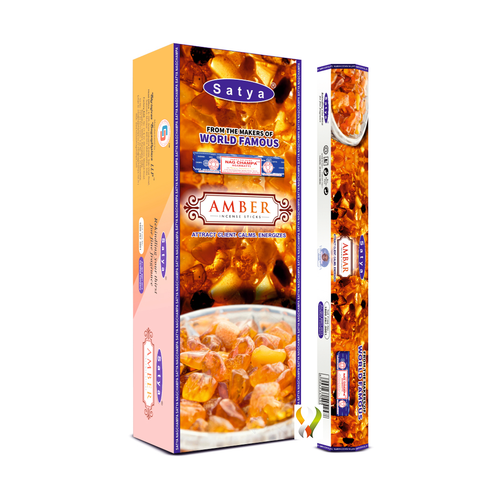 Satya Amber  Hexa - 120 Sticks