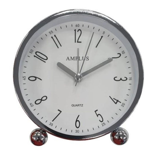 Amplus White Alarm Clock - High-Quality and Reliable