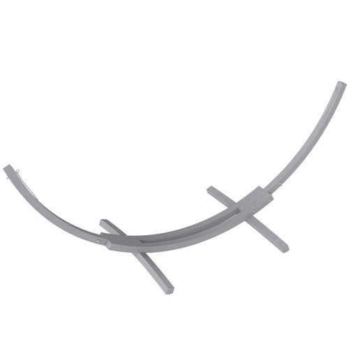 Outsunny 3(m) Wooden Hammock Stand for Garden, Patio, Grey