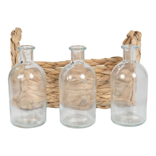 Premium Quality Ceramic Vases & Grass Tray Set - Ideal Home Decor