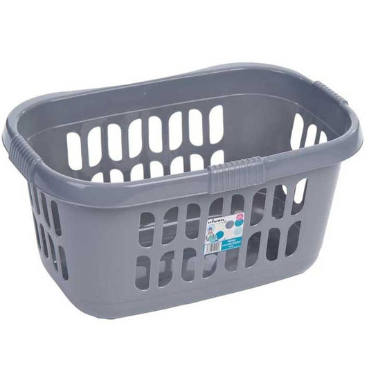 Deluxe Hipster Laundry Basket Silver