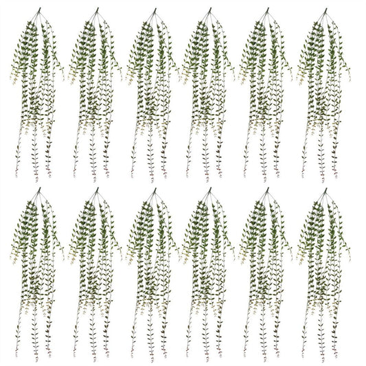 12-Pack 120cm Artificial Hanging String Pearls - Premium Quality