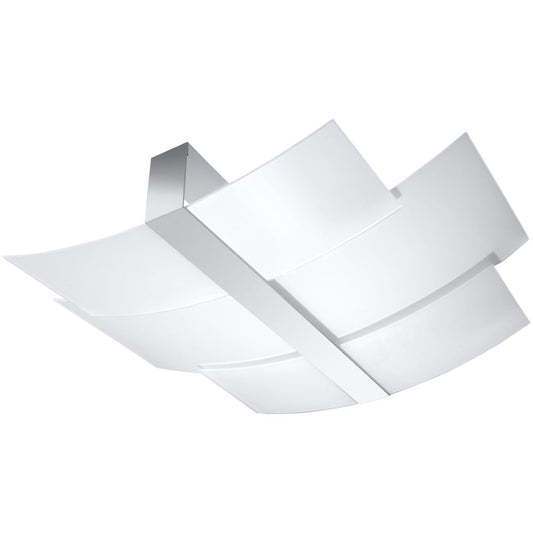 Celia Modern Design Ceiling Lamp - Steel & Glass - High-Quality E27