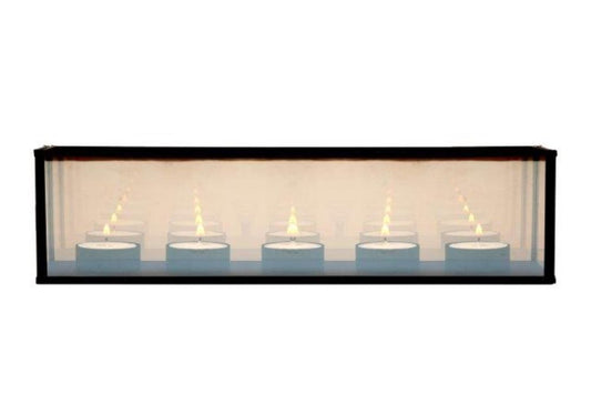 Exquisite Mirrored Tealight Holder - Perfect for Any Mantel or Tabletop