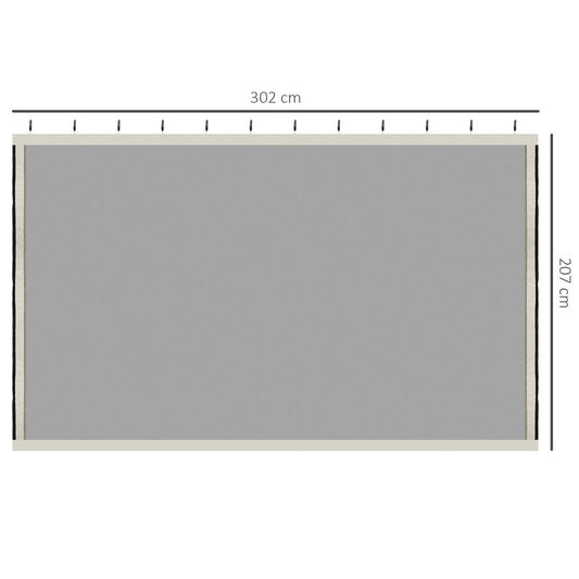 Universal Replacement Mesh Netting Screen Walls fits 300cm x 300cm Gazebo