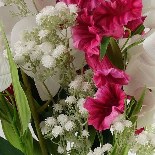 Pack of 6 x 85cm Gypsophila White Stem