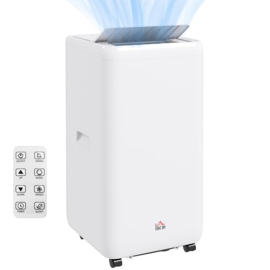HOMCOM 12,000 BTU Portable Air Conditioner with Sleep Mode, Dehumidifier & More!
