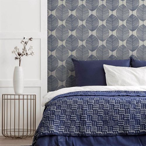Leaves Blue sw12 wallpaper