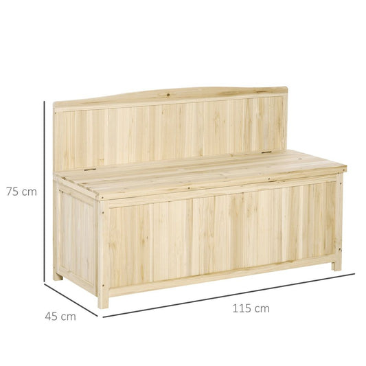 Outdoor Garden Bench & Storage: Wood Deck Seating & Arch Design