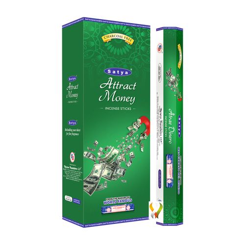 Satya Attract Money Hexa - 120 Sticks