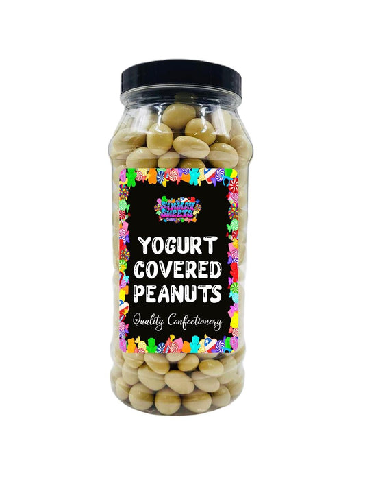 Yogurt Peanuts - Irresistible Yogurt Covered Peanuts - Perfect Gift Jar, Fast Delivery