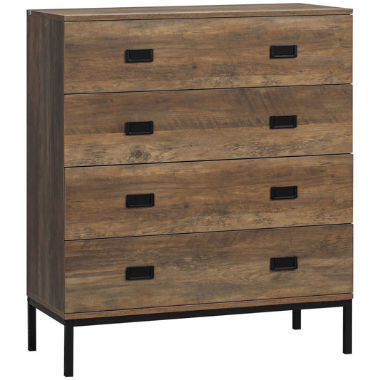 Chest of Drawers, 4 Drawer Unit Dresser Storage Chest Bedroom Living Room