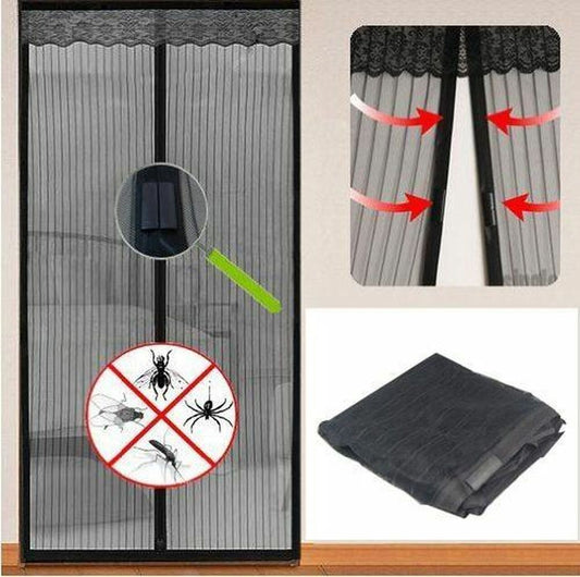 Vinsani Door Mesh - Bug-Free Solution for Open Spaces - Easy Assembly - Fits Single & Sliding Doors - UV Resistant