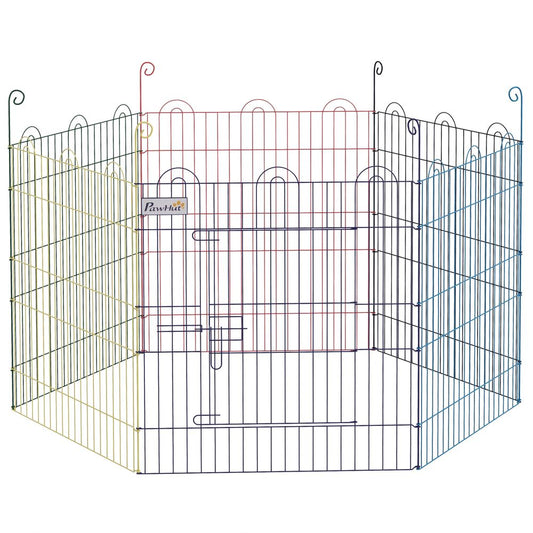 Portable PawHut Pet Playpen - Secure and Versatile for Dogs & Puppies
