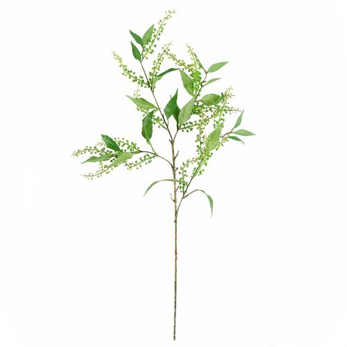 60cm Purple Wild Rose Arrangement Silver Glass Vase