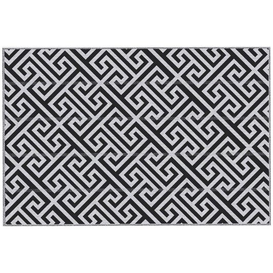 Outsunny 182x274cm Reversible Outdoor Rug - Portable & Durable - Perfect for RV Camping & More!