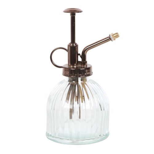Small Ribbed Glass Plant Mister