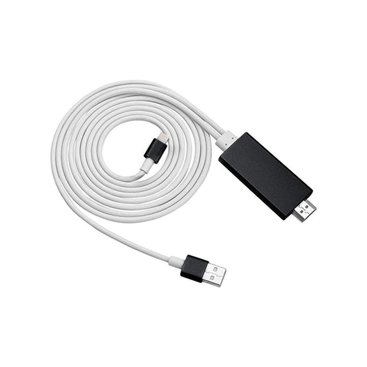 Aquarius Full HD HDMI Connector Cable - Support for Phone & Pad, Black