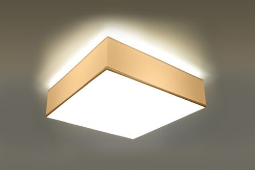 Ceiling Lamp HORUS 35 White Square Shape Loft Design LED E27