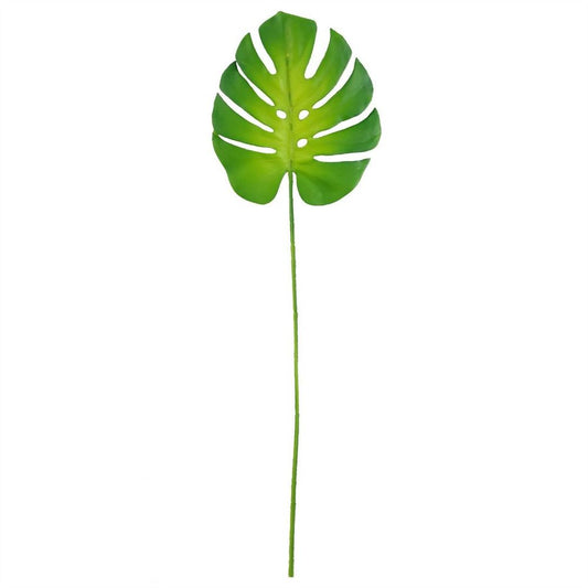 Premium Set of 6 Artificial Monstera Leaves - Lifelike and Versatile for Stunning Décor