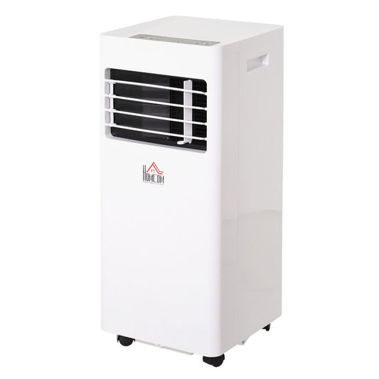 HOMCOM Portable Air Conditioner 5000 BTU, 4-in-1 Cooling, Dehumidifier, Fan, Sleep Mode, Air Conditioning Unit with Digital Display & Remote Control, 24H Timer, Window Venting Kit, for Room up to 18㎡