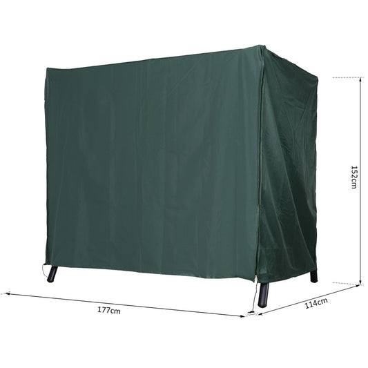 High Quality, Waterproof Oxford Swing Chair Cover - Green, 600D Polyester