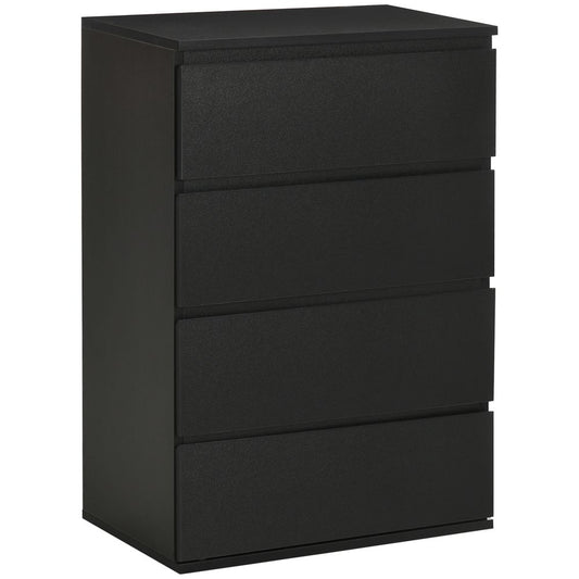 HOMCOM Bedroom Chest of Drawers, 4 Drawers Dresser, Drawer Unit