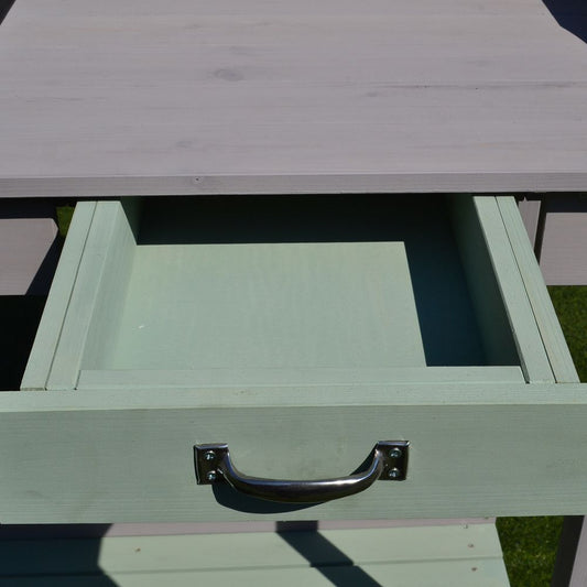 Durable Outdoor Wooden Potting Table Bench for Efficient Planting