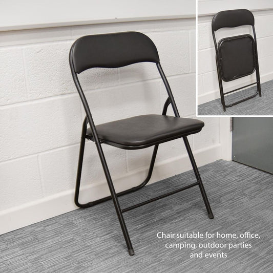 ASAB Vinyl Padded Folding Chair - Best Quality Metal Chair for Any Occasion