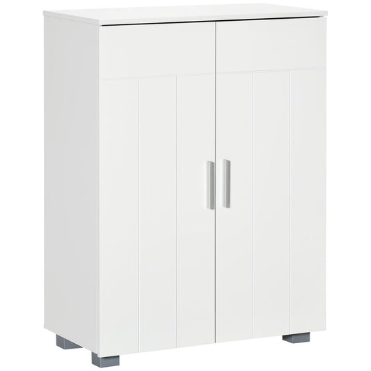 Premium-Quality Modern White Bathroom Floor Cabinet