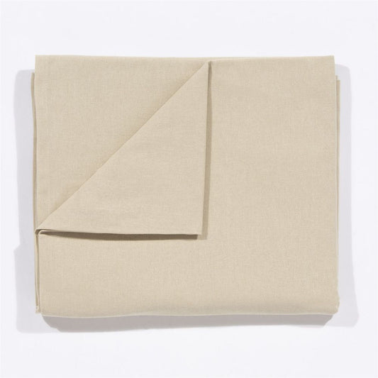 Premium Quality 100% Cotton Beige Tablecloth - 240x140cm