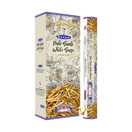 Satya Palo Santo White Sage Hexa - 120 Sticks