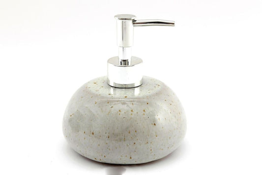 Premium Taupe Ceramic Soap Dispenser