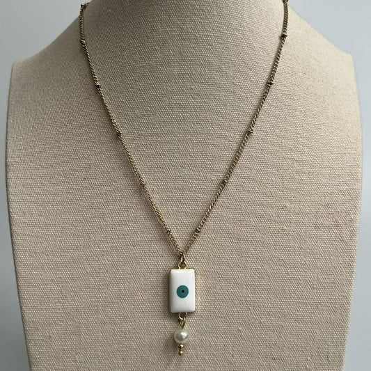 Authentic Evil Eye Pendant - Ward off Evil & Attract Good Luck - High Quality