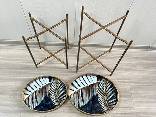 45/53CM SET 2 OVAL TABLE