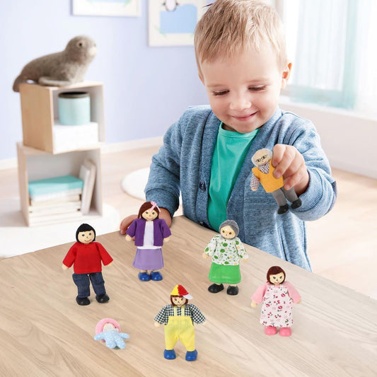 SOKA HAPPY FAMILY 7PCS - Imaginative Playset for Creative Kids