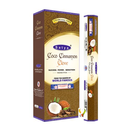 Satya Coco Cinnamon Clove  Hexa - 120 Sticks