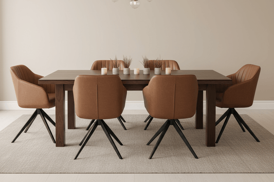 Uppsala Tan Chair | Luxury Home Accessories | Heulog Glow
