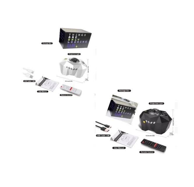 Usb Water Pattern Bluetooth Music Ocean Star Projector Lamp | Luxury Home Accessories | Heulog Glow