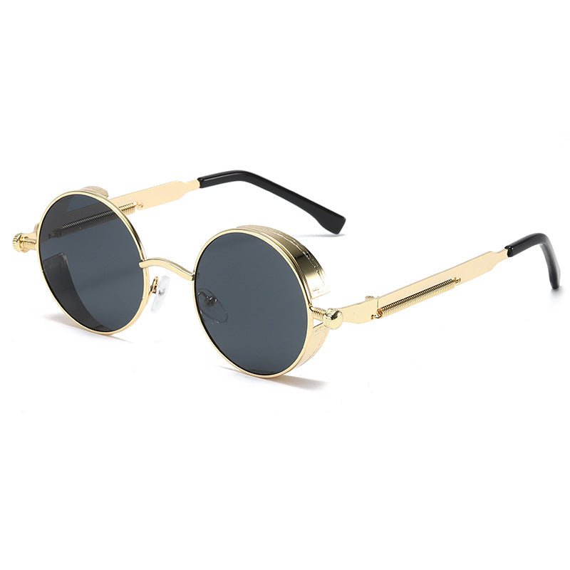 UV protection round frame metal sunglasses | Luxury Home Accessories | Heulog Glow