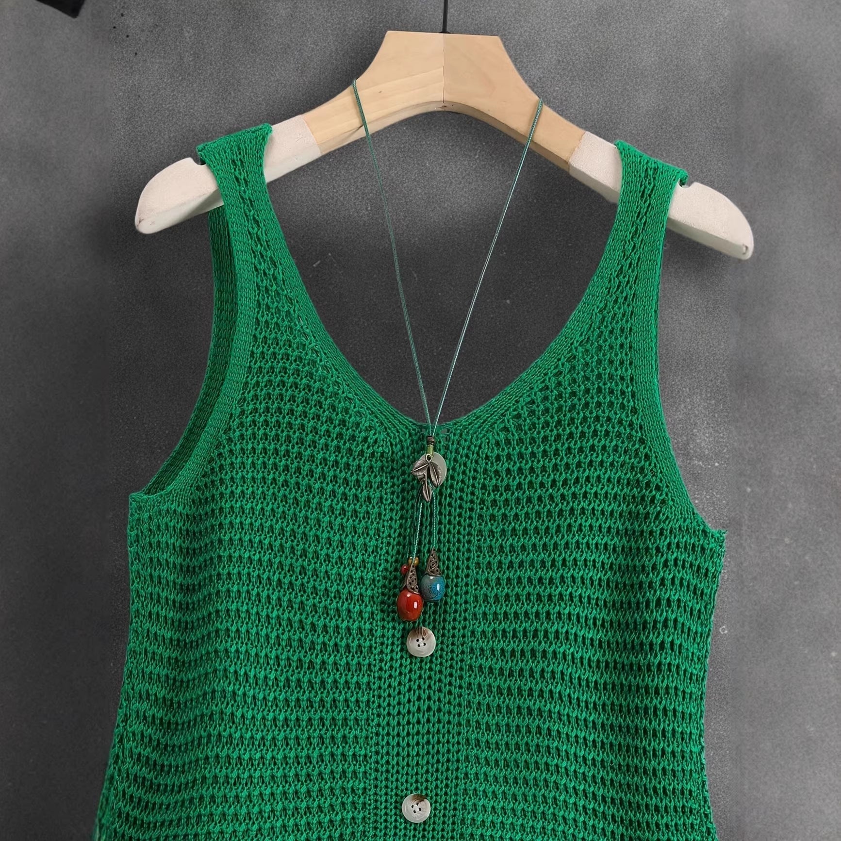 V-neck Womens Elegant Sleeveless Vest | Luxury Home Accessories | Heulog Glow