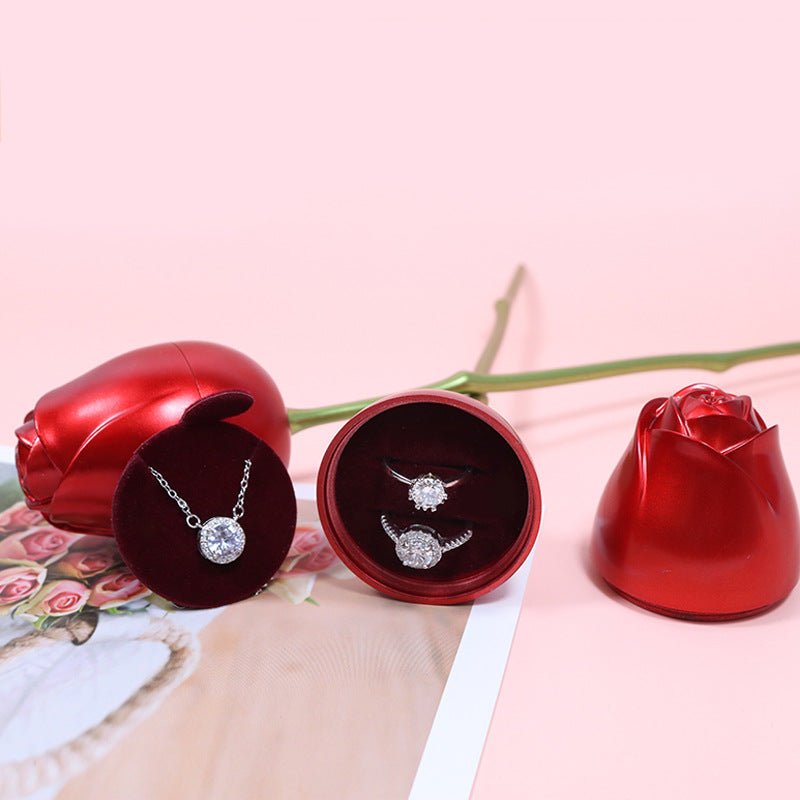 Valentine's Day Confession Single Rose Gift Box | Luxury Home Accessories | Heulog Glow