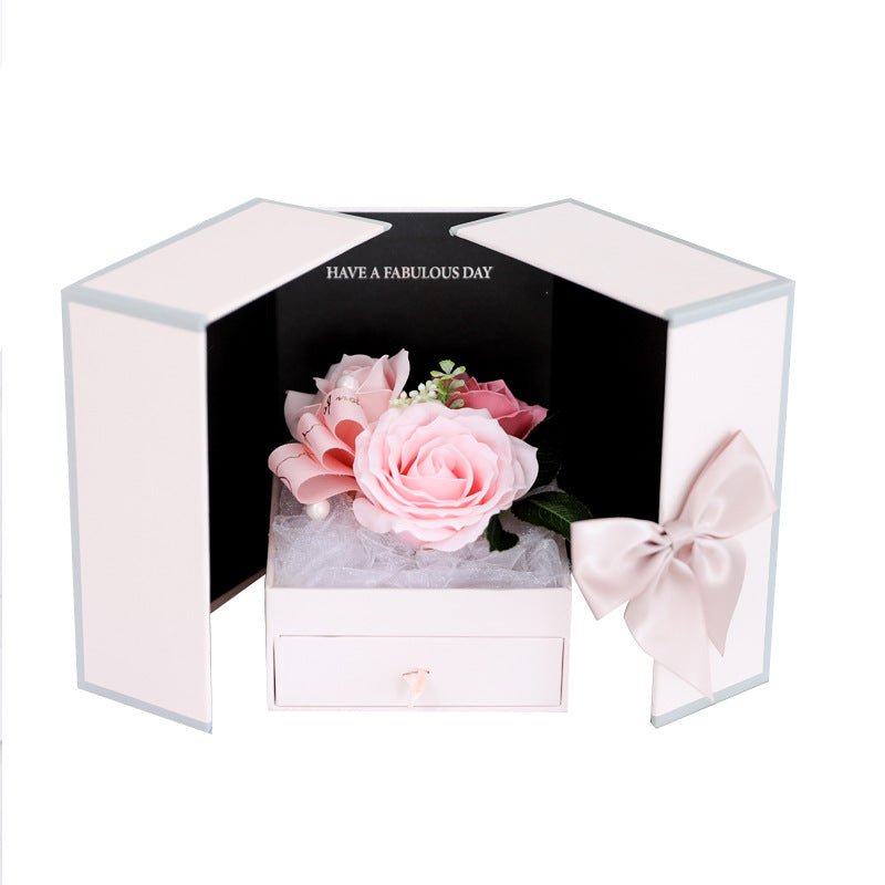 Valentine's Day Creative Roses Jewelry Gift Box | Luxury Home Accessories | Heulog Glow