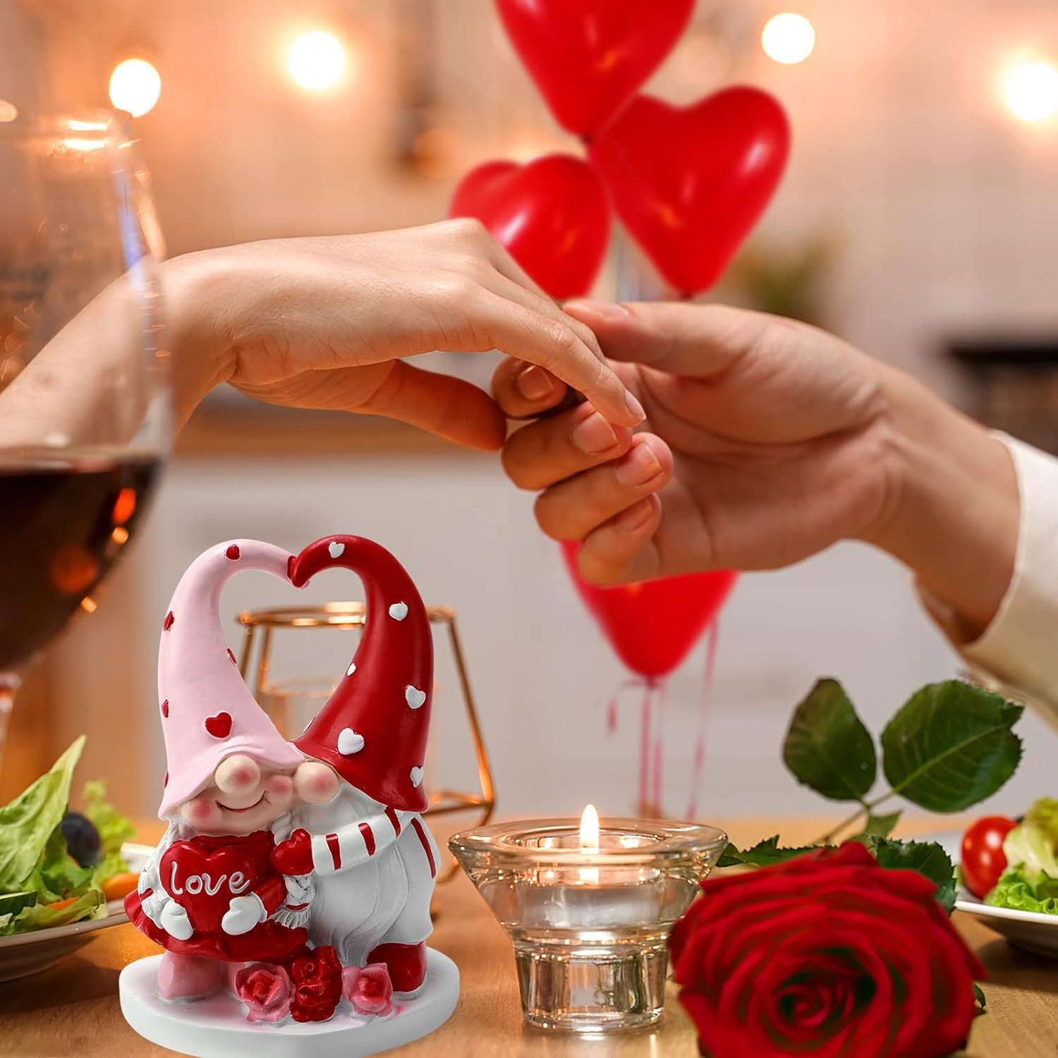 Valentine's Day Dwarf Statue Decorative Gift Ornaments | Luxury Home Accessories | Heulog Glow
