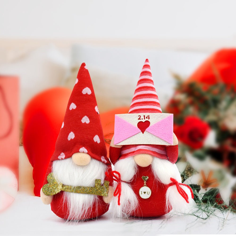 Valentine's Day Faceless Doll Love Envelope Rudolf Valentine's Day Gift Doll Fabric Dwarf | Luxury Home Accessories | Heulog Glow