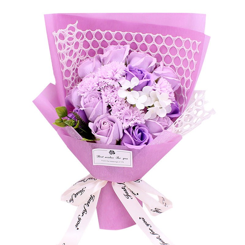 Valentine's Day Gift 19 Rose Soap Bouquet Gift Box | Luxury Home Accessories | Heulog Glow